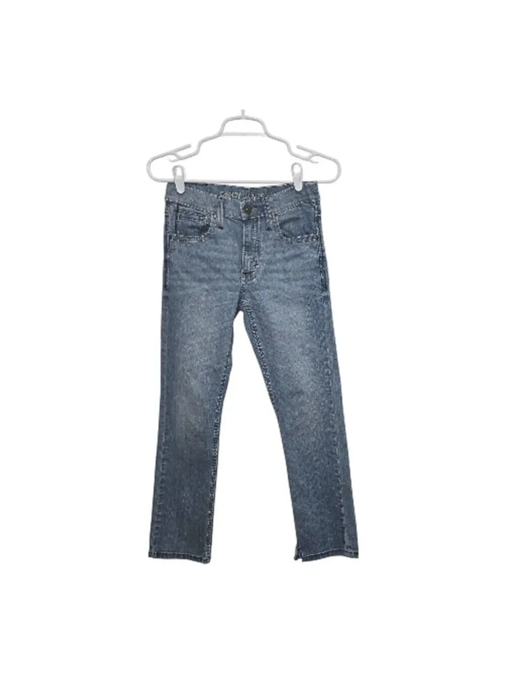 Cody James Youth 14R Straight Leg Western Stretch Jeans Light Wash